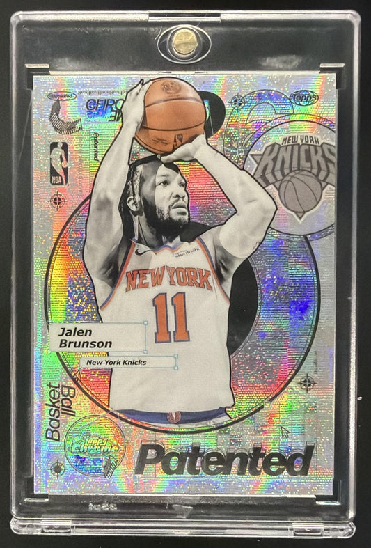 2025-26 Topps Chrome Jalen Brunson #PD-13 Patented SSP