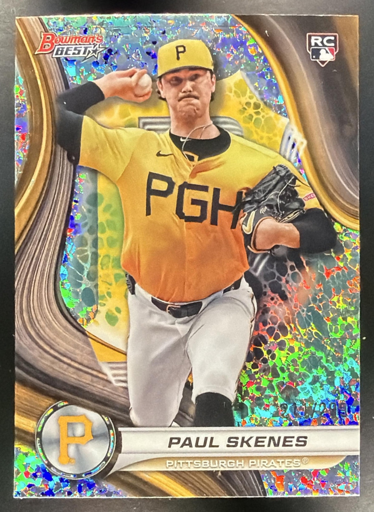 2024 Bowman's Best Paul Skenes #53 Mini Diamond Refractor 211/299 RC