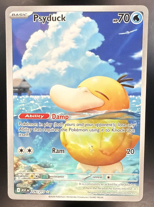 2026 Pokemon Ascended Heroes Psyduck 226/217 NM