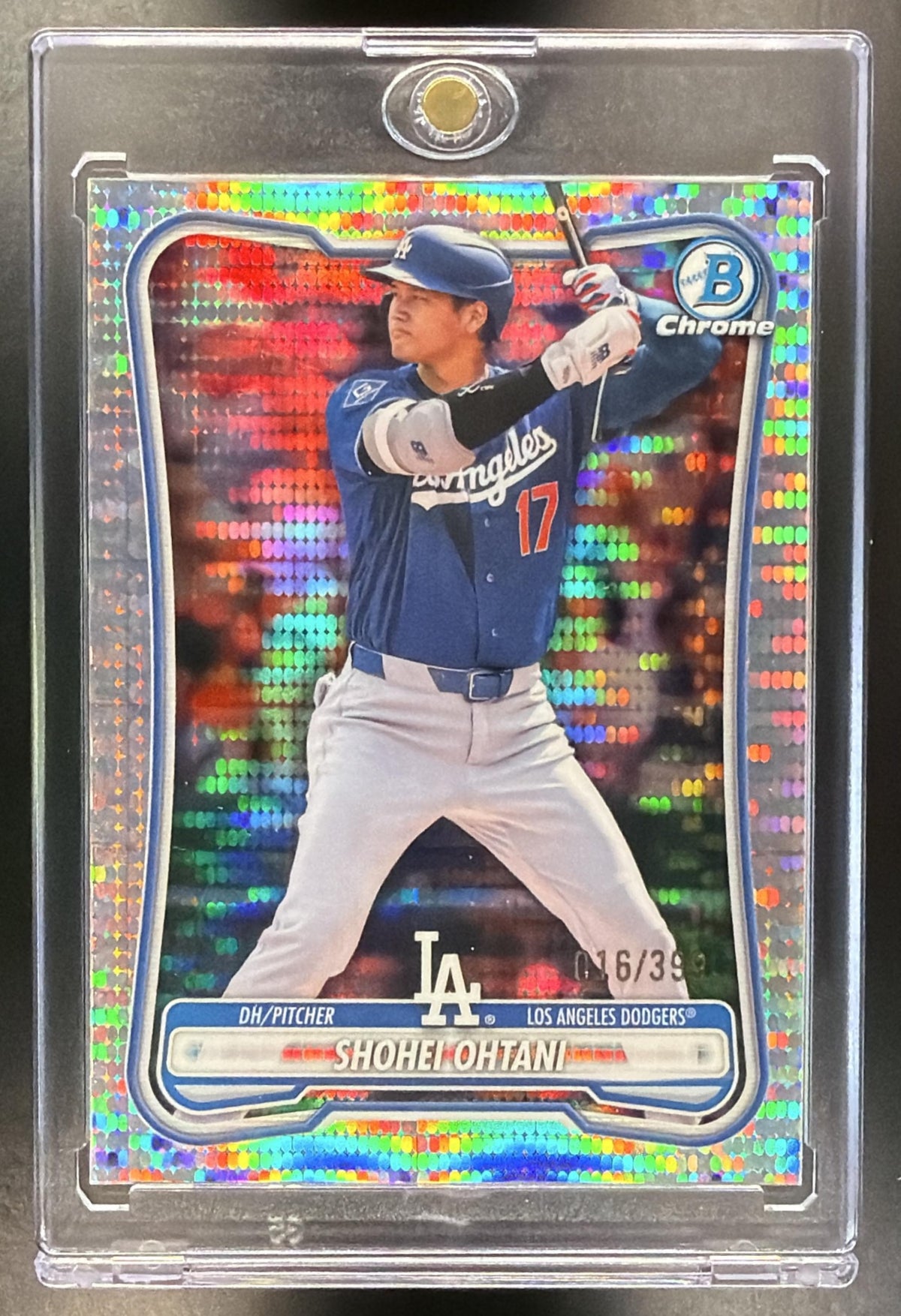 2026 Bowman Chrome Shohei Ohtani #100 Pulsar Refractor 16/399