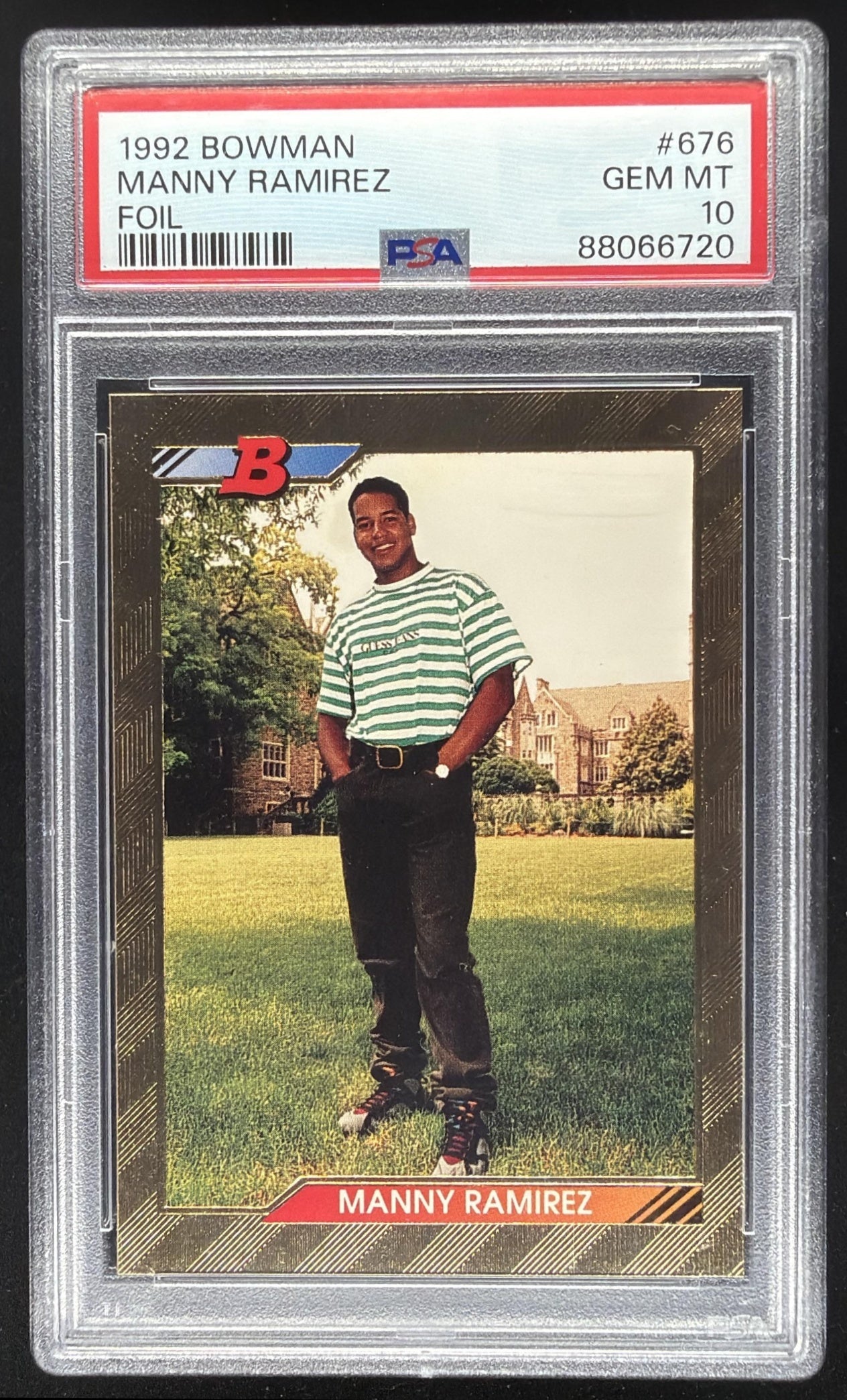 1992 Bowman Manny Ramirez #676 Foil RC PSA 10