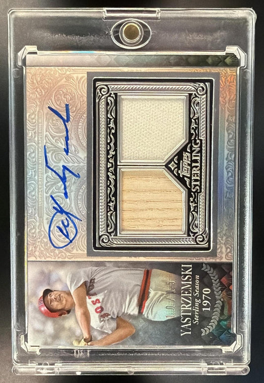 2021 Topps Sterling Carl Yastrzemski #SSAR-CY Patch Auto /15