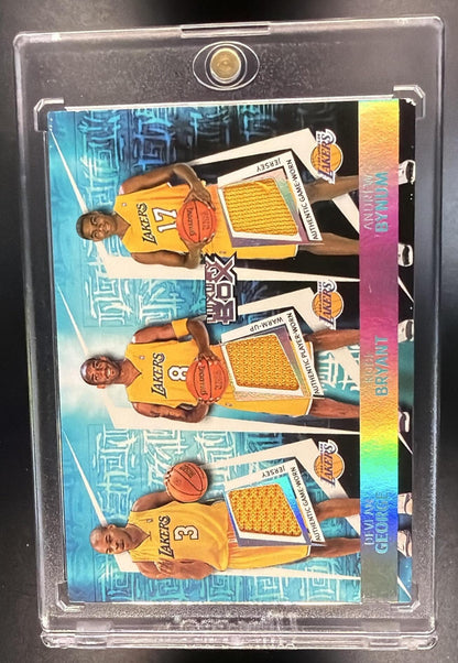 2005 Topps Luxury Box Kobe Bryant George Bynum Odom Brown Patch /193
