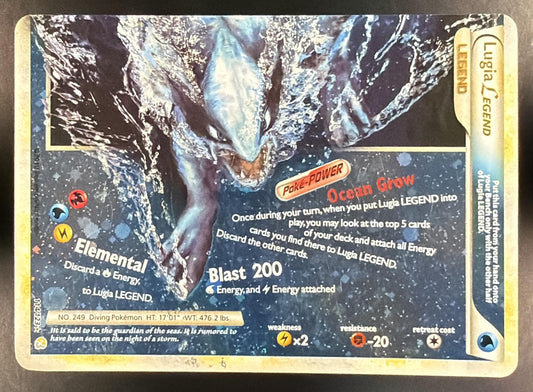 2010 Pokemon HeartGold SoulSilver Lugia Legend (Bottom) 114/123 LP