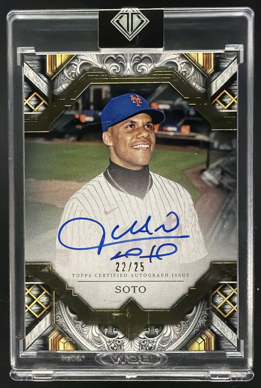 2025 Topps Transcendent Collection Juan Soto #TAC-JSO Auto 22/25
