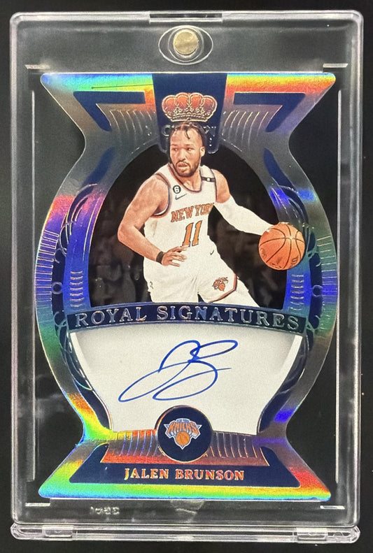 2023-24 Panini Crown Royale Jalen Brunson #RS-BRU Royal Signatures /49 Auto
