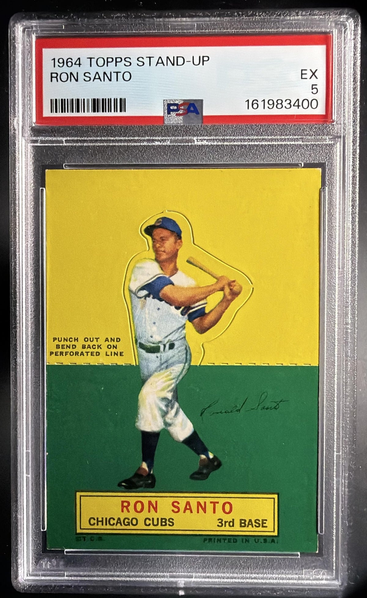 1964 Topps Ron Santo Stand-Up #5 PSA 5