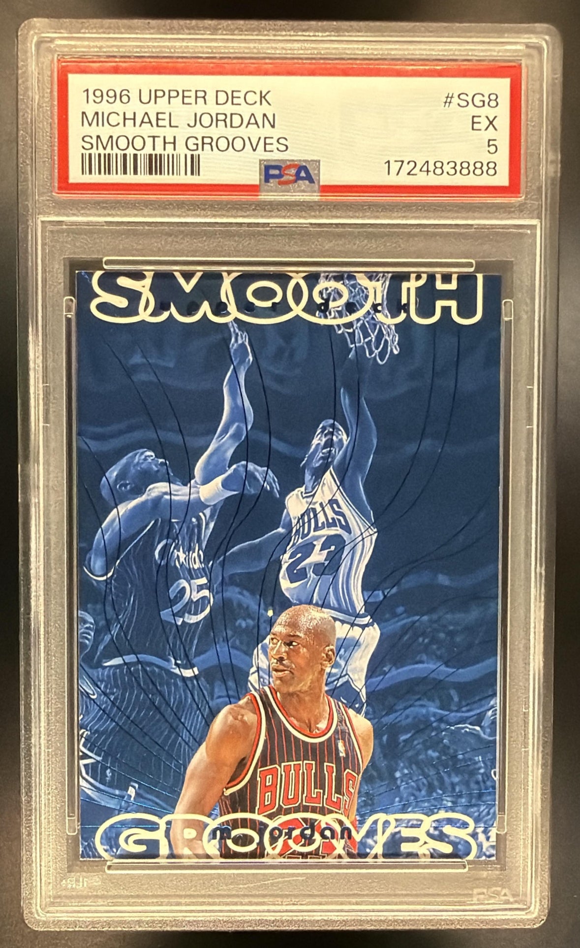 1996-97 Upper Deck Michael Jordan #SG8 Smooth Grooves PSA 5