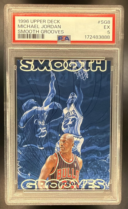 1996-97 Upper Deck Michael Jordan #SG8 Smooth Grooves PSA 5
