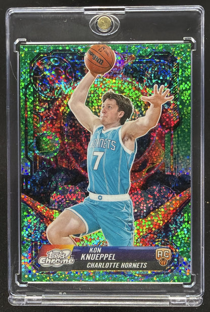 2025-26 Topps Cosmic Chrome Kon Knueppel #PRP-19 Propulsion Green /75 RC