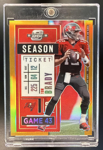 2020 Panini Contenders Optic Tom Brady #54 Orange 1/50