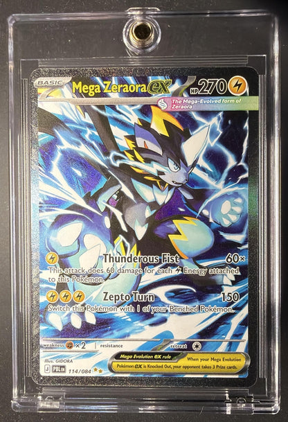 2026 Pokemon Pitch Black Mega Zeraora ex #114/084 Special Illustration Rare