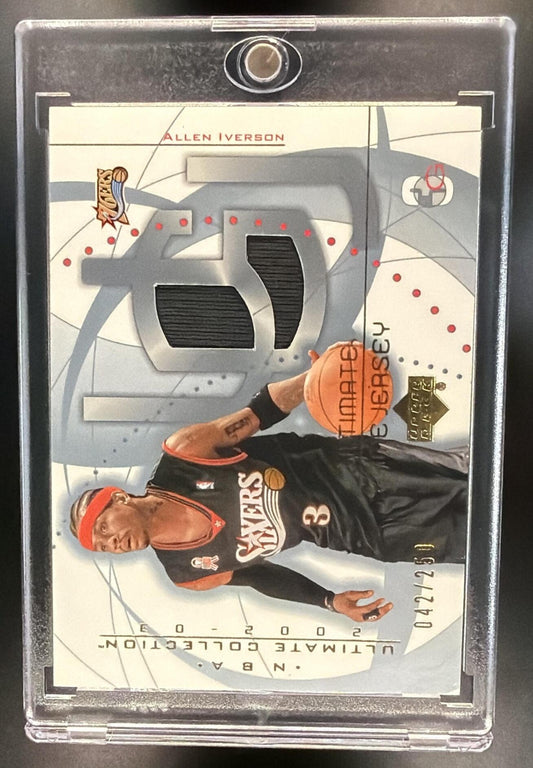 2002-03 Upper Deck Ultimate Collection Allen Iverson #AI Jerseys 42/250