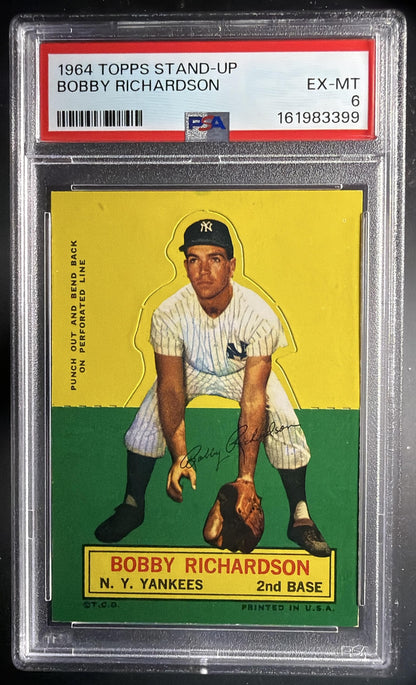 1964 Topps Bobby Richardson Stand-Up #190 PSA 6