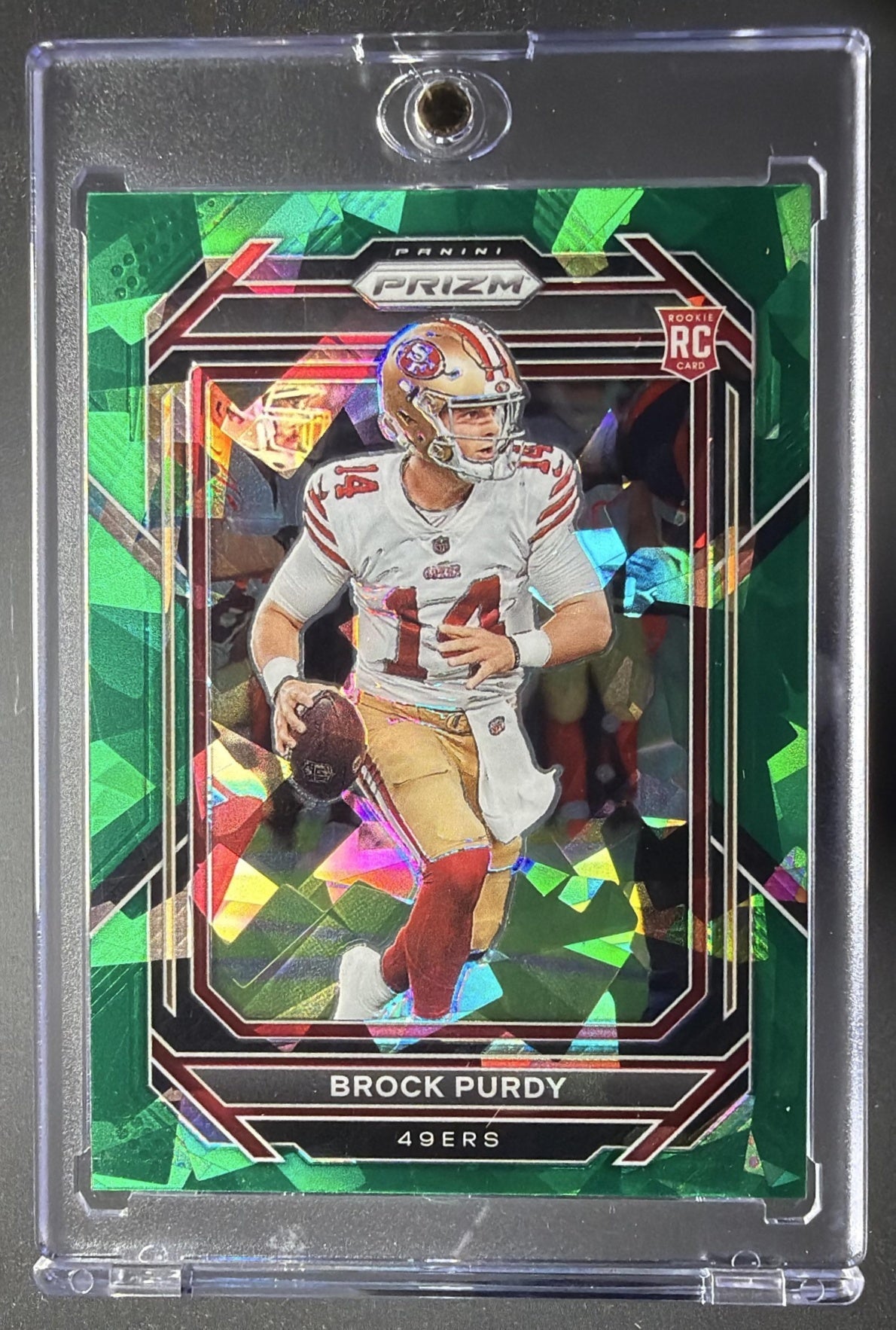2022 Panini Prizm Brock Purdy #353 Green Ice RC