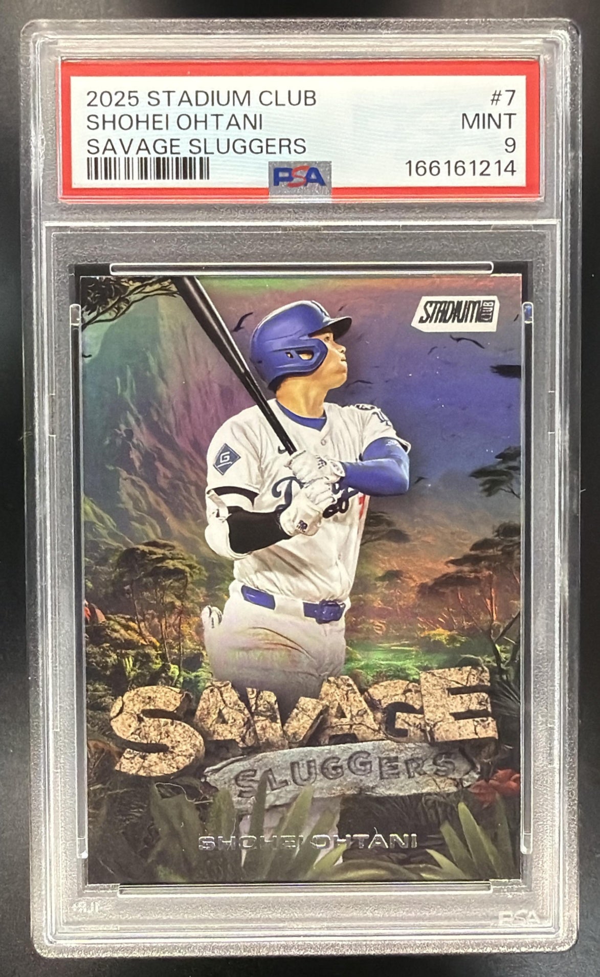 2025 Topps Stadium Club Shohei Ohtani #SS-7 Savage Sluggers PSA 9