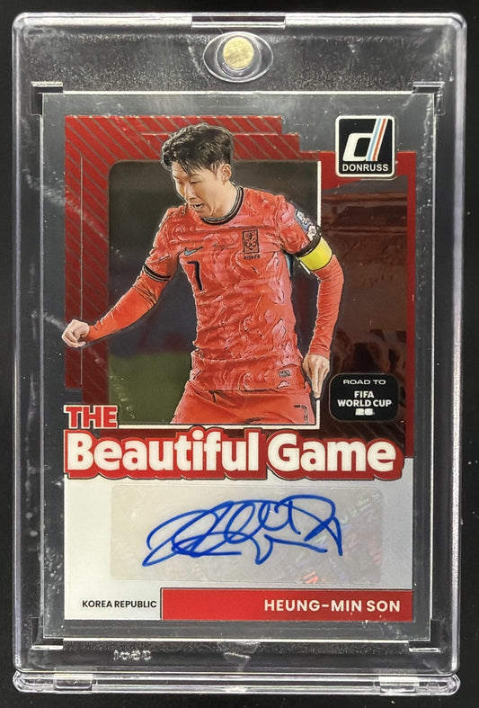 2025 Panini Donruss Road to FIFA World Cup 26' Heung-Min Son #BG-HS Auto
