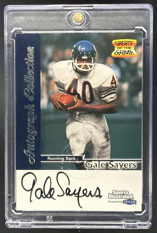 1999 Fleer Sports Illustrated Gale Sayers #NNO Auto