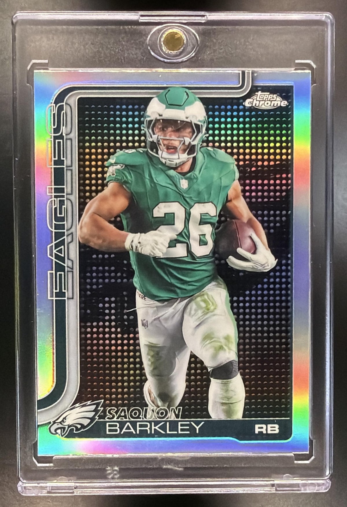 2025 Topps Chrome Saquon Barkley #248 Lightboard Logo Variation Eagles