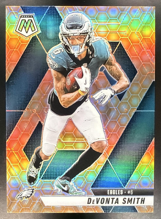 2025 Panini Mosaic DeVonta Smith #119 Honeycomb Prizm
