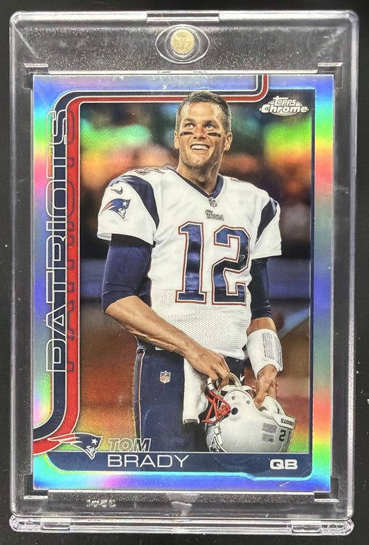 2025 Topps Chrome Tom Brady #401 Image Variation SP