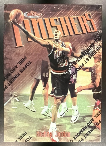 1997-98 Topps Finest Michael Jordan #39 Bronze Bulls
