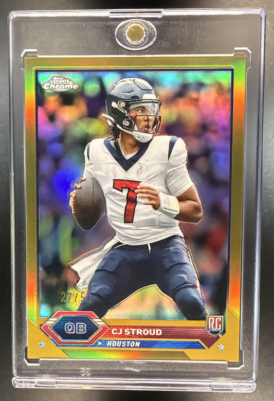 2023 Topps Composite CJ Stroud #2 Chrome Gold Refractor 27/50 RC