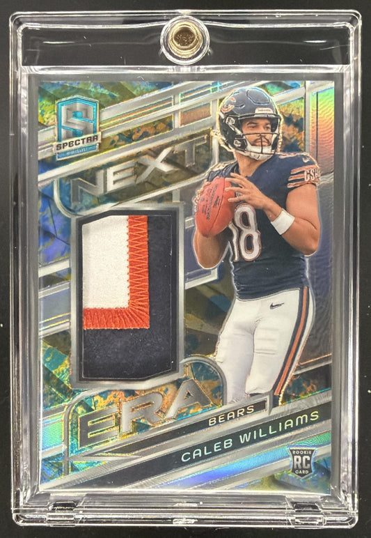 2024 Panini Spectra Caleb Williams #NE-CWS Next Era /8 Jersey RC