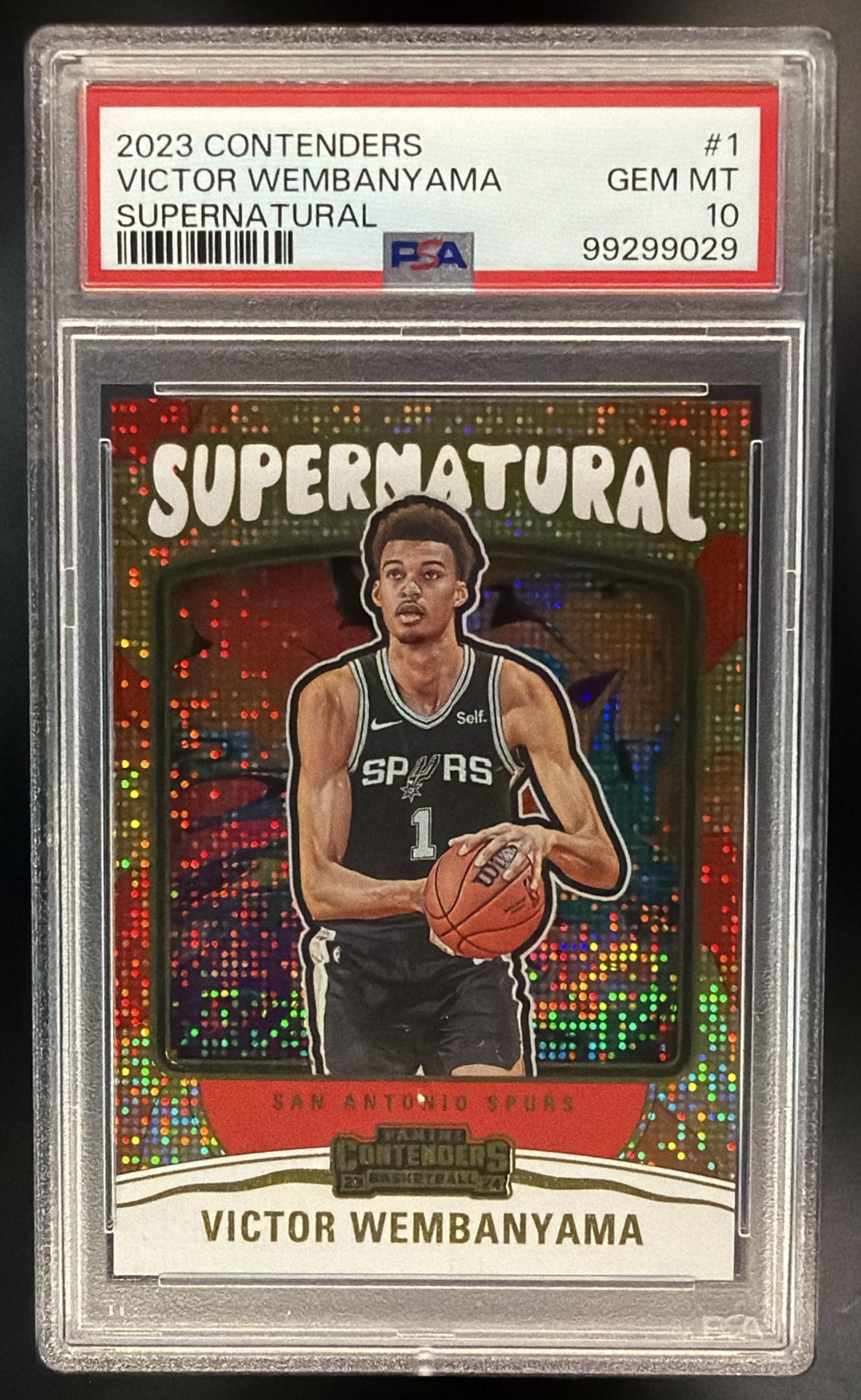 2023-24 Panini Contenders Victor Wembanyama #1 Supernatural RC PSA 10