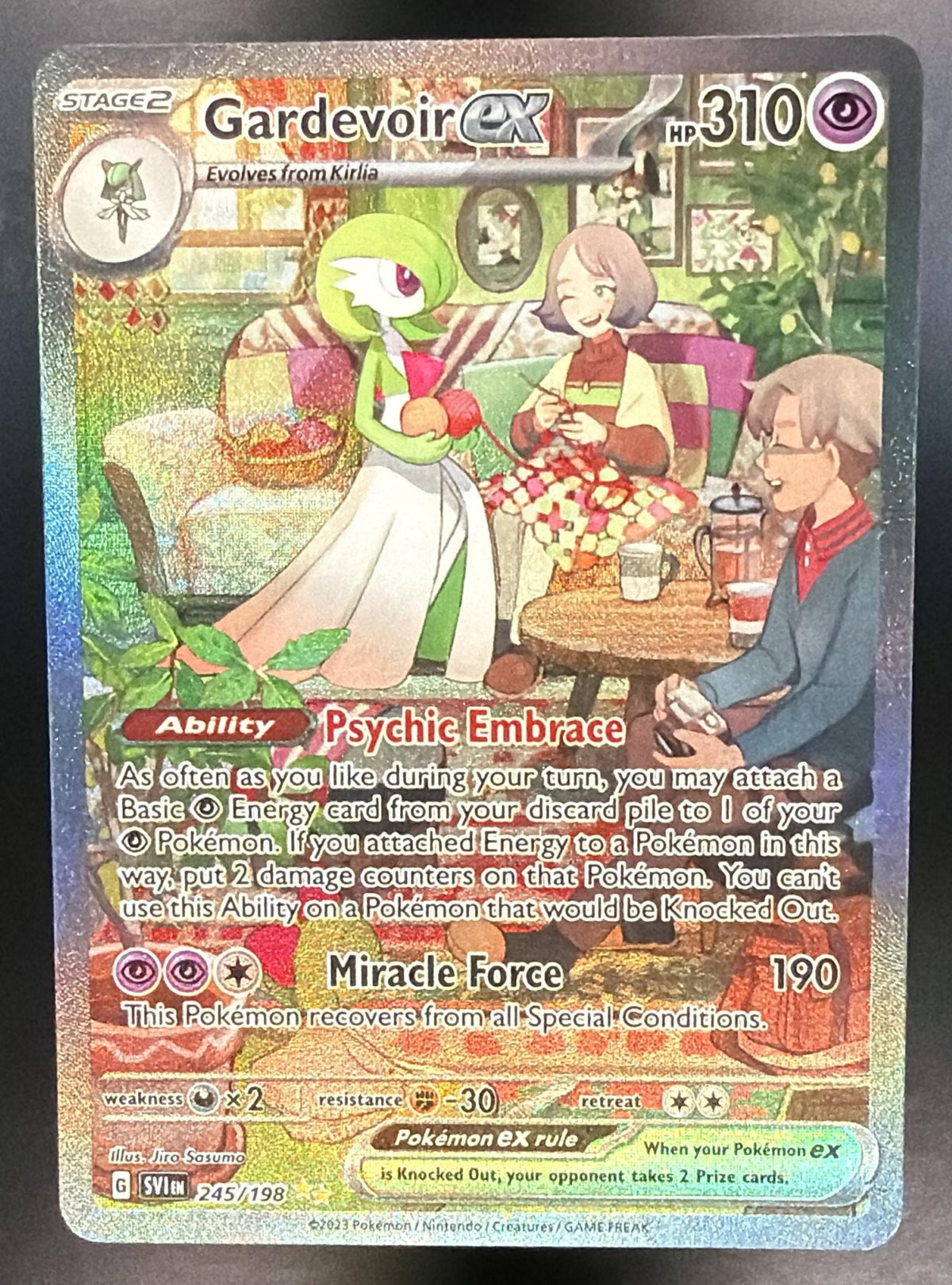 2023 Pokemon Scarlet and Violet Gardevoir ex 245/198 NM