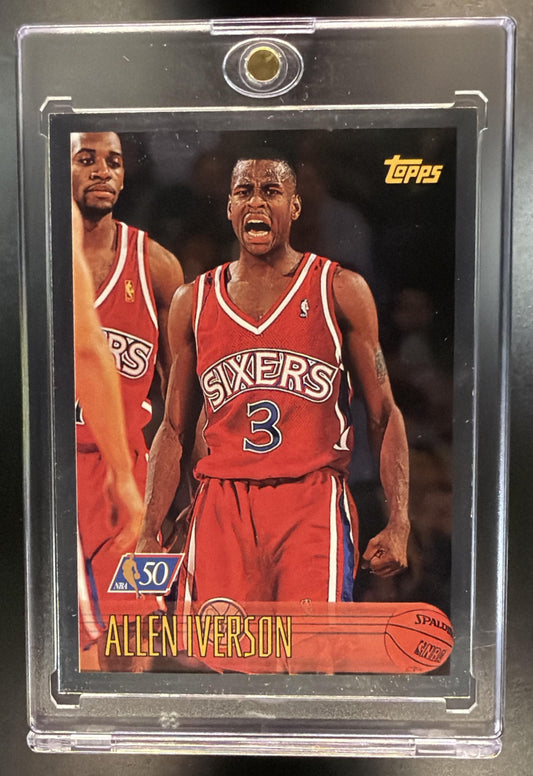 1996-97 Topps Allen Iverson #240 Foil NBA 50 Rookie