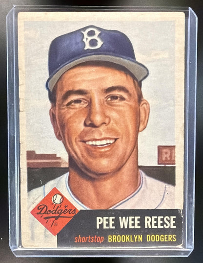 1953 Topps  Pee Wee Reese #76