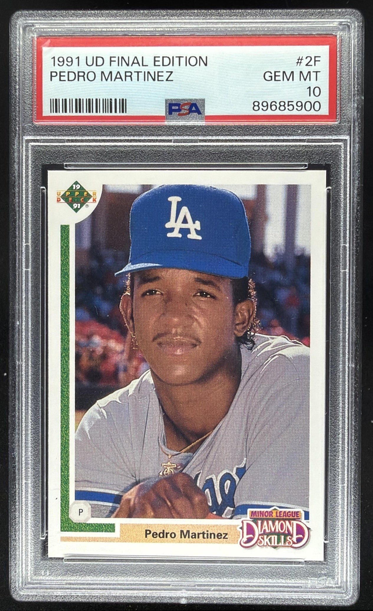 1991 Upper Deck Final Edition Pedro Martinez #2F RC PSA 10