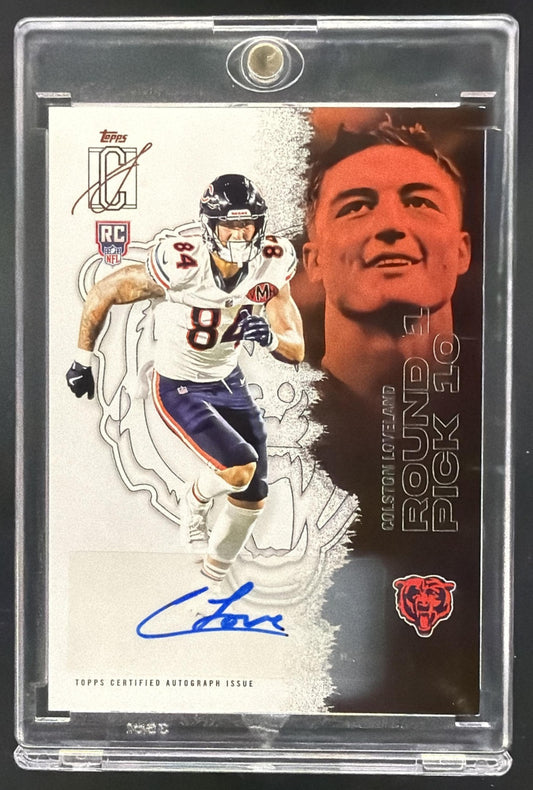 2025 Topps Signature Class Colston Loveland #113 Rookie Auto RC