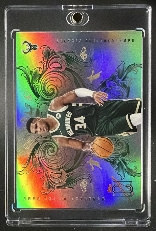 2025 Topps Signature Class Giannis Antetokounmpo #MOTG-4 Monarchs of the Game SSP