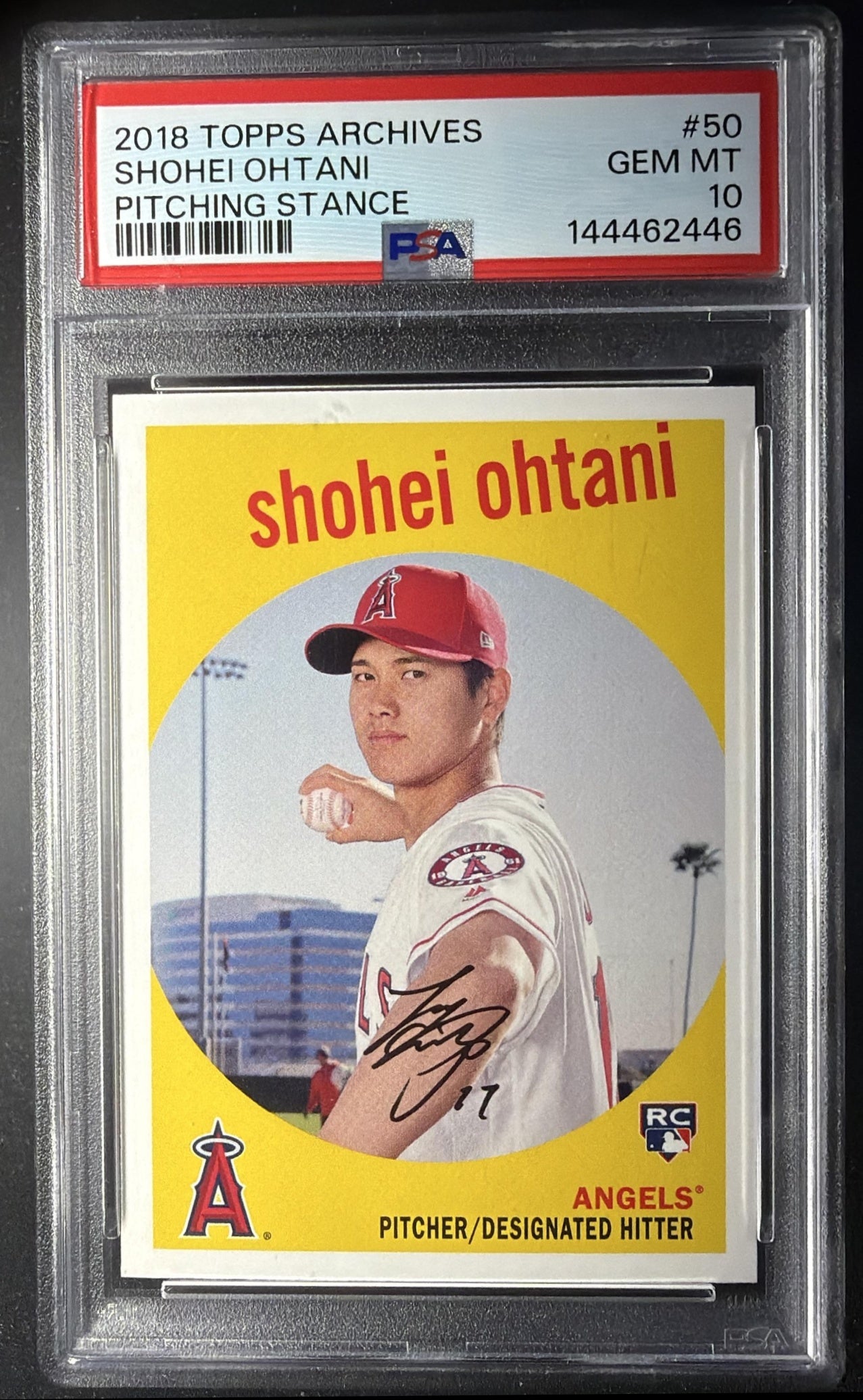 2018 Topps Archives Shohei Ohtani #50 RC PSA 10