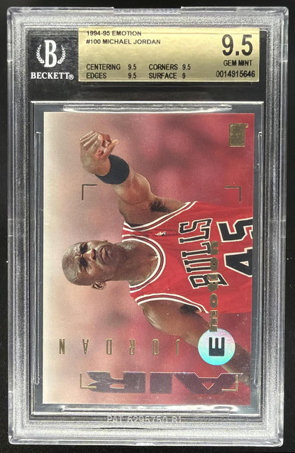 1994-95 Skybox E-Motion Michael Jordan #100 BGS 9.5