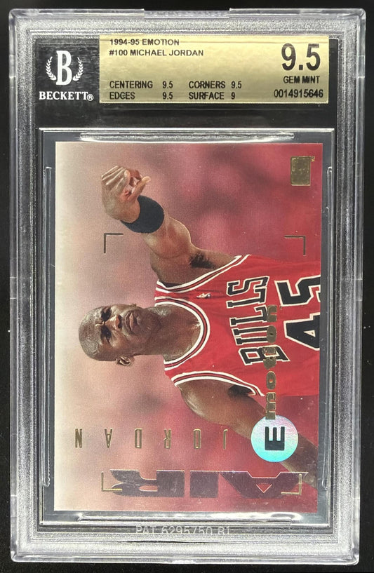 1994-95 Skybox E-Motion Michael Jordan #100 BGS 9.5