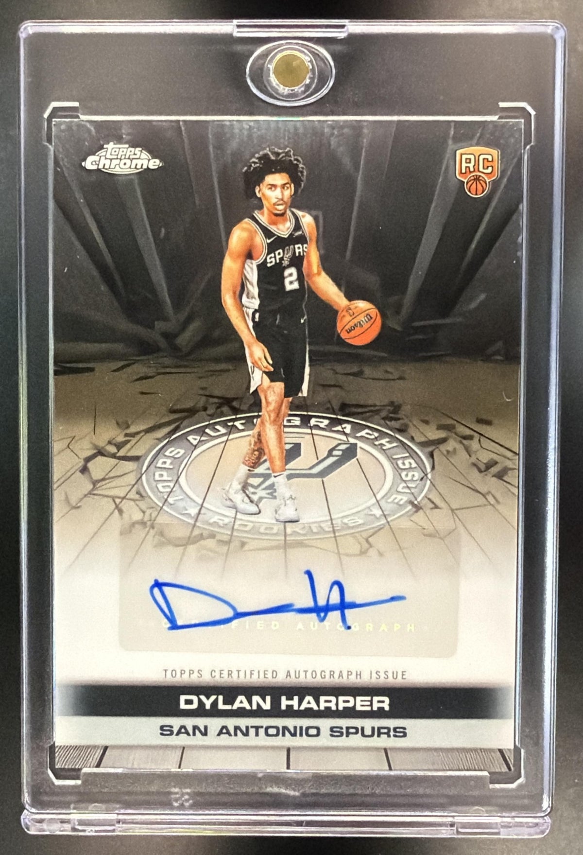 2025-26 Topps Chrome Dylan Harper #TAIR-DH Certified Auto Issue Rookies RC