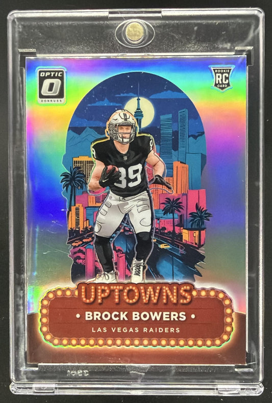 2024 Panini Donruss Optic Brock Bowers #8 Uptowns RC SSP