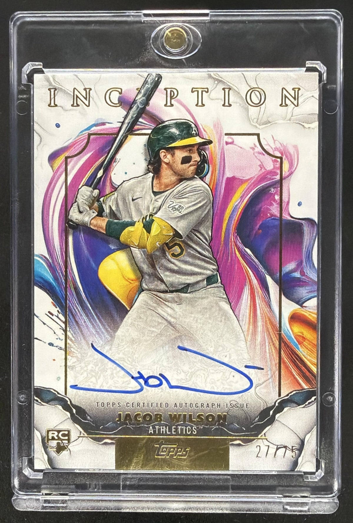 2025 Topps Inception Jacob Wilson #RESA-JWI Rookie Auto /75 RC