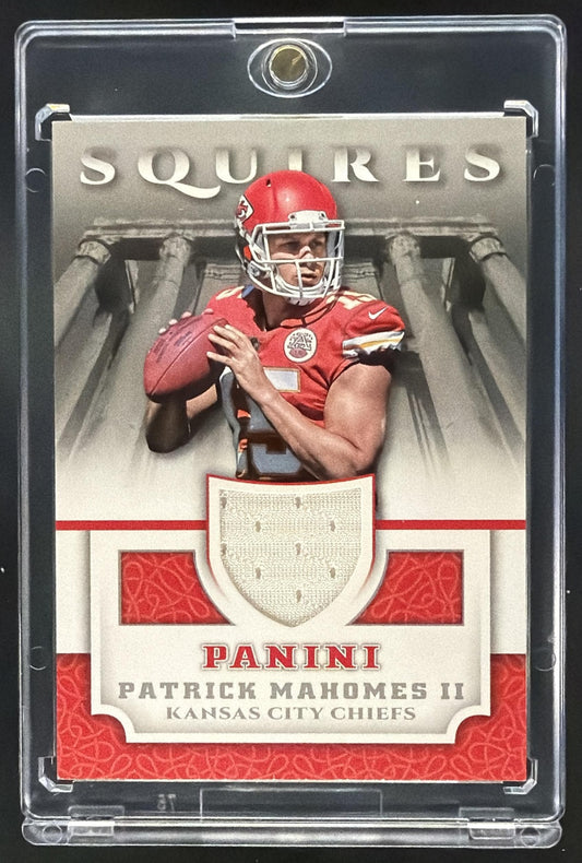 2017 Panini Patrick Mahomes II #SQ-PM Squires Patch RC