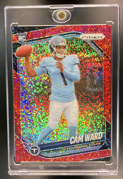 2025 Panini Prizm Cam Ward #352 Red Sparkle RC