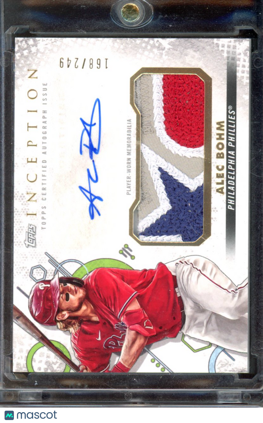 2022 Inception Alec Bohm Patch Auto /249