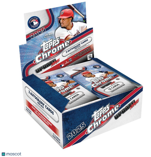 2025 Topps Chrome Baseball Update Series Jumbo Box
