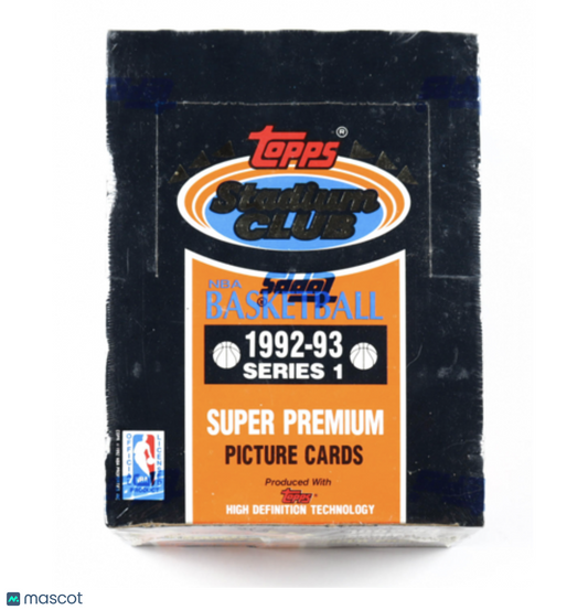 1992-93 Topps Stadium Club Series 1 Basketball Hobby Box