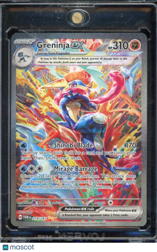 2024 Pokemon Twiilight Masquerade Greninja 214/167