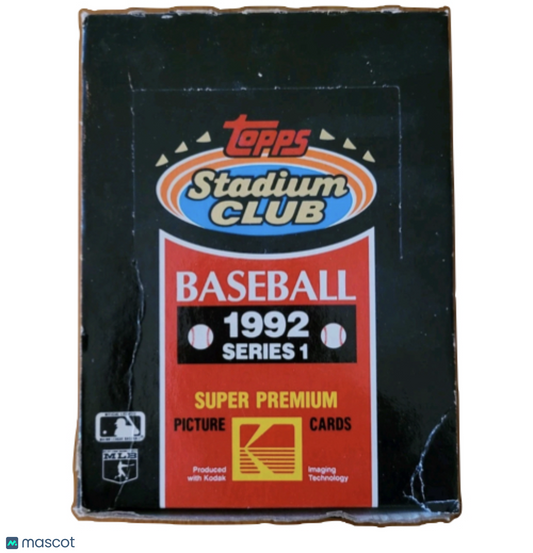 1992 Stadium Club Series 1 Baseball Card Wax Box
