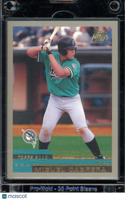 2000 Topps Traded Miguel Cabrera Rookie