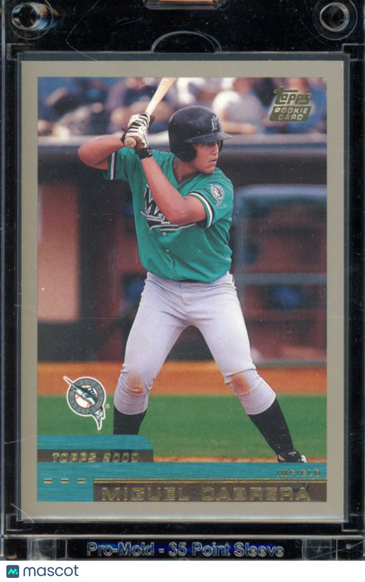 2000 Topps Traded Miguel Cabrera Rookie